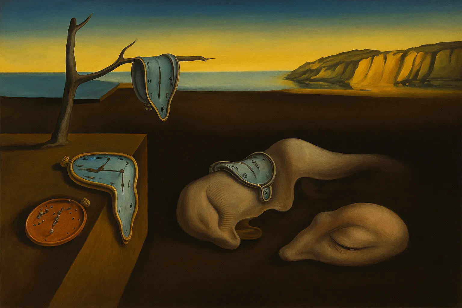 Generated 'The Persistence of Memory' in the same thread